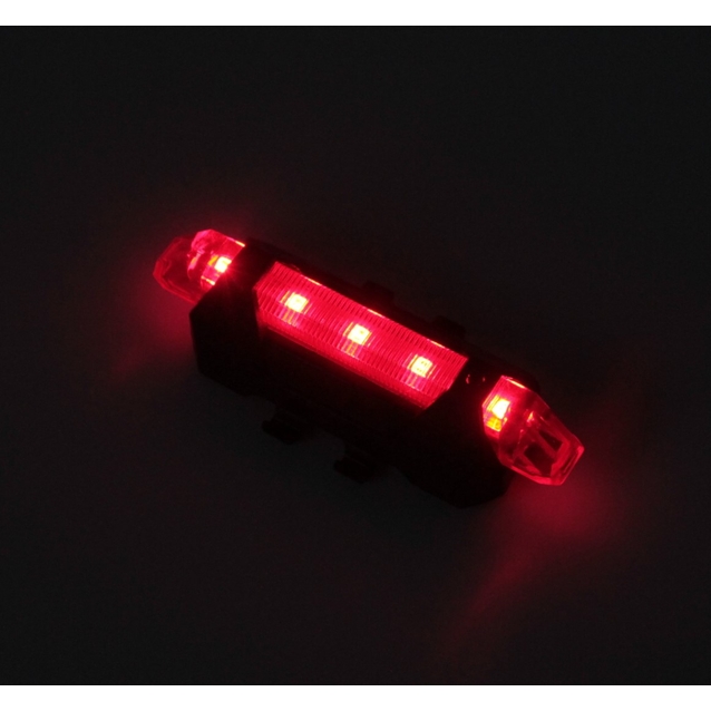 Фара + мигалка на usb зарядку DC-2218 LED з акумулятором фото westvelo.com