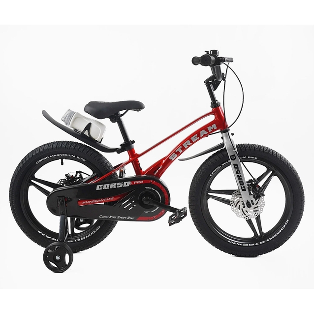 Дитячий велосипед 18 MG Corso «STREAM» SM-82769, магнієва рама, червоний фото westvelo.com
