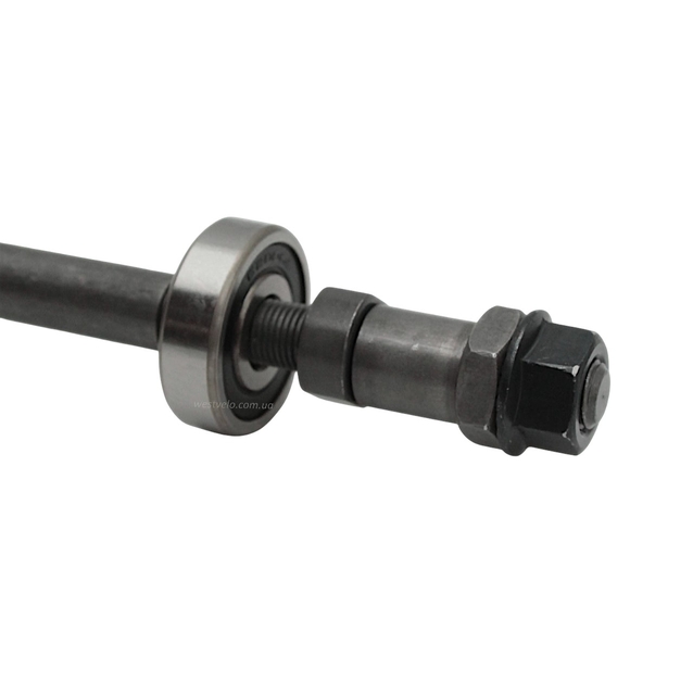 Вісь задньої втулки мтв на пром підш, вел - Ø30, вузька L-82мм(зовнішня), L-180мм фото westvelo.com