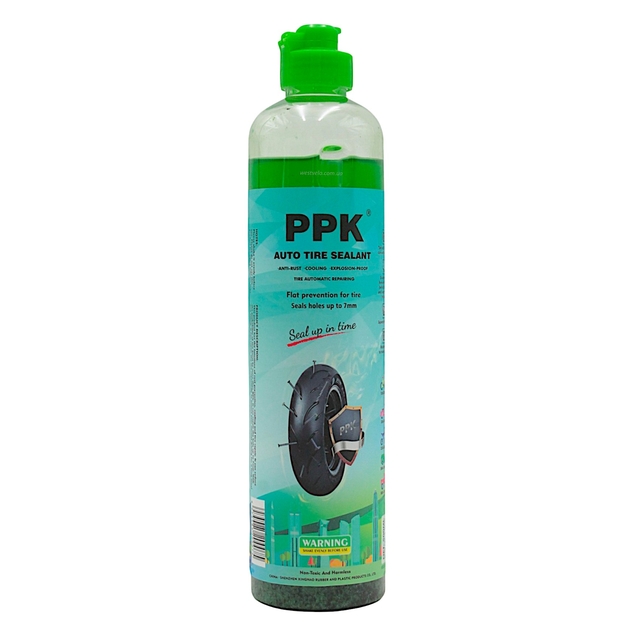 Антипрокольний гель-герметик PPK 500мл для камер і покришок (upto 7mm) фото westvelo.com