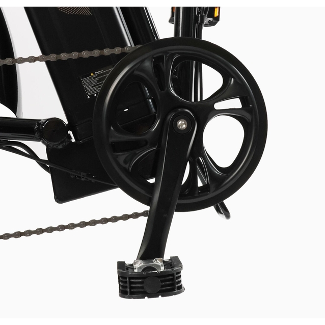 Електрофетбайк 24 AL Corso «VORTEX» TX-78950 алюміній, складний, двигун 500W, акумулятор 48V13Ah літієвий (к-т SHIMANO) чорний фото westvelo.com