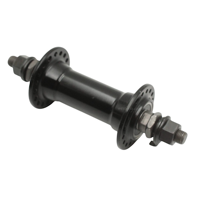 Втулка мтв передня, алюмінієва, пром підшипниках, чорна, SHUNFENG (14Gx36H) фото westvelo.com