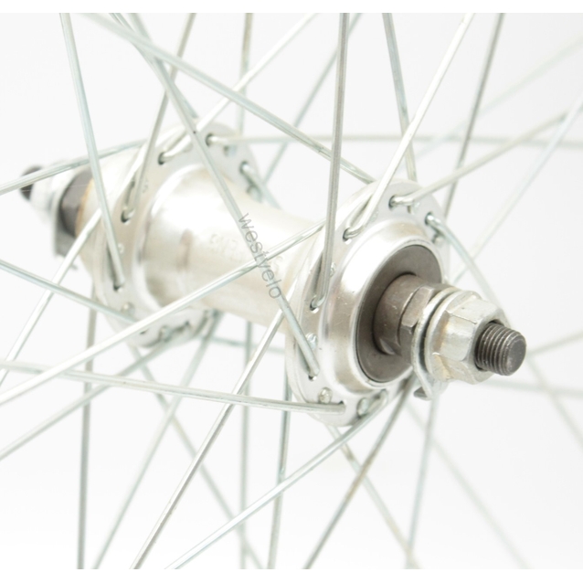 Колесо 28-29 перед, обід 2-ний чорний, втулка AL. на віночках, диск різьба фото westvelo.com