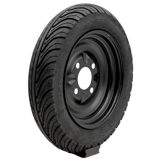 Колесо заднє 10 металевий, для трицикла Sig/Raw DS-48067, з покришкою 3.00-10 TL. фото westvelo.com