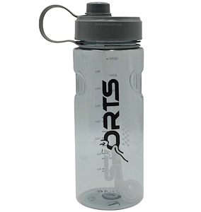 Фляга 1000 ml. SMOSI SPORTS, (для тренувань) з трубкою, сіра