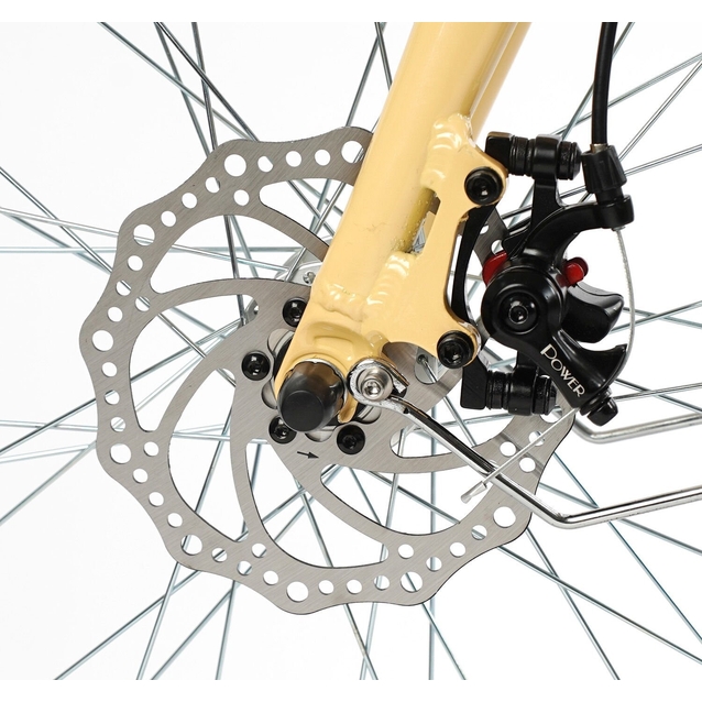 Міський велосипед 28 AL Corso «SONATA» SN-28410 алюміній 18", (к-т SHIMANO) бежевий (+к/к/б) фото westvelo.com