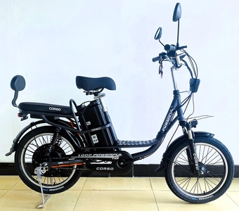 Електровелосипед 20 AL Corso «POWERFULL» FL-34071, алюміній, двигун 1000W, акумулятор 60V28Ah літієвий, темно сірий