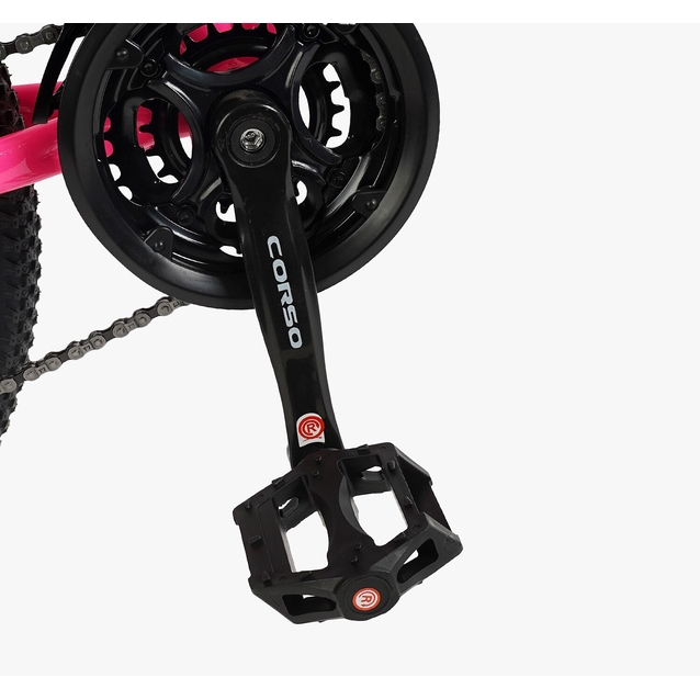 Велосипед 24 ST Corso «PRIMARY» PR-24126 сталь 11", (к-т Saiguan) рожевий фото westvelo.com