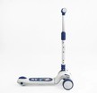 Самокат дитячий 3-х колісний Skyper RS-49500 синій, колеса PU Ø125mm/40mm зі світлом, музика та підсвічування платформи, кермо складне фото westvelo.com