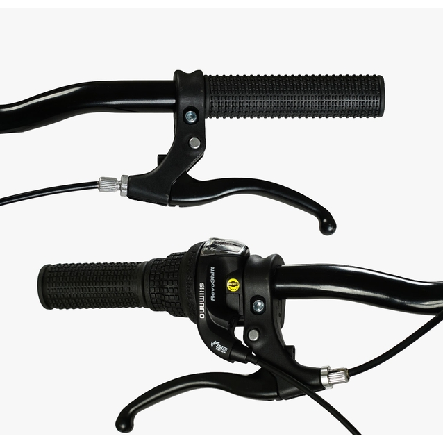 Велосипед 24 AL Corso «OPTIMA» TM-24114-1 алюміній 11", (к-т SHIMANO) чорно-білий фото westvelo.com