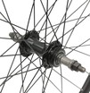 Колесо 26 зад, обід 2-ний чорний, втулка AL на промах чорна, чорна спиця (Gravity) фото westvelo.com