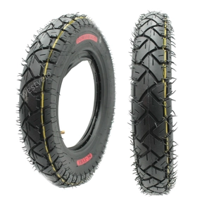 Покришка "10" 3.00-10 SC-TYRE (124) TT шипована + камера