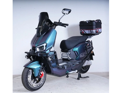 Електроскутер Tailg «F-73» B04, двигун 2000W, акумулятор 72V 35Ah графеновий, синьо-фіолетовий, колеса 12" + ЗАХИСНИЙ БАМПЕР