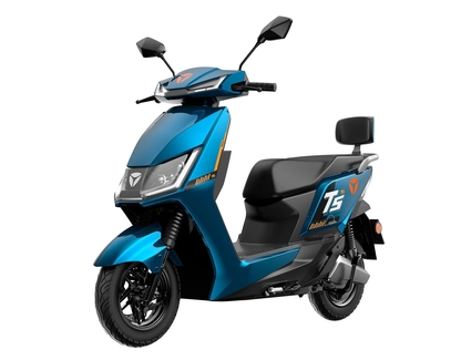 Електроскутер Yadea «T5L» 0028, двигун 1500W, акумулятор 72V 30Ah літій-залізо-фосфатний, синій, колеса 10"