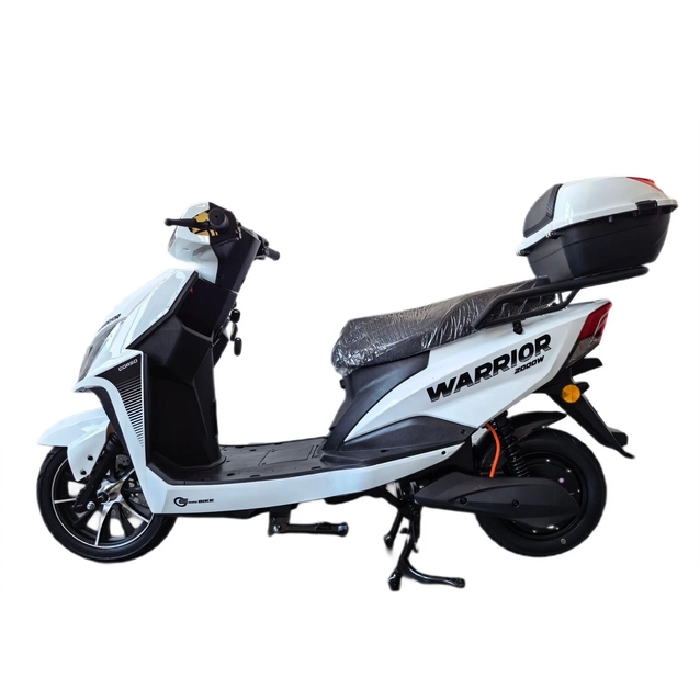 Електроскутер Corso «WARRIOR» WR-199741, двигун 2000W, акумулятор 72V 30Ah літій-залізо-фосфатний, білий, колеса 12/10" фото westvelo.com