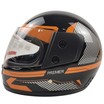 Мото шолом, закритий (L 59-60) BLD "PREMIER" чорно-помаранчевий, глянець (825) фото westvelo.com