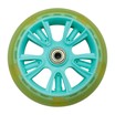 Колесо самоката дитячого поліуретан Ø135мм, діодне, блакитний фото westvelo.com