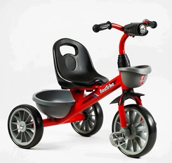 Дитячий велосипед 3-х колісний EVA (піна) Best Trike BS-23044 червоно-сірий