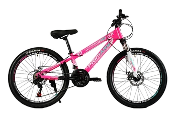 Велосипед 24 ST Corso «PRIMARY» PR-24374 сталь 11", (к-т Saiguan) рожевий
