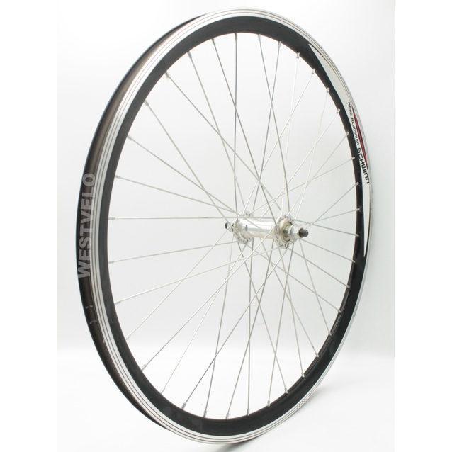 Колесо 24 перед, обід 2-ний чорний, втулка AL на віночках фото westvelo.com