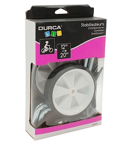 Бокові дитячі колеса (Ø 12-20) пластмасові DURCA (в коробці)