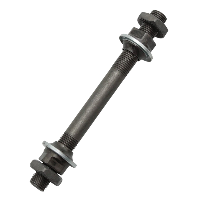 Вісь передньої втулки мтв Тайвань з диркою під ексцентрик з конусами L-108мм фото westvelo.com