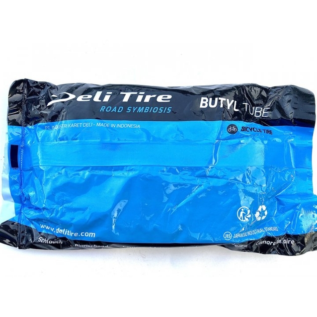 Камера 12 прямий ніпель AV 33mm DELI TIRE (1.75-1.90) фото westvelo.com