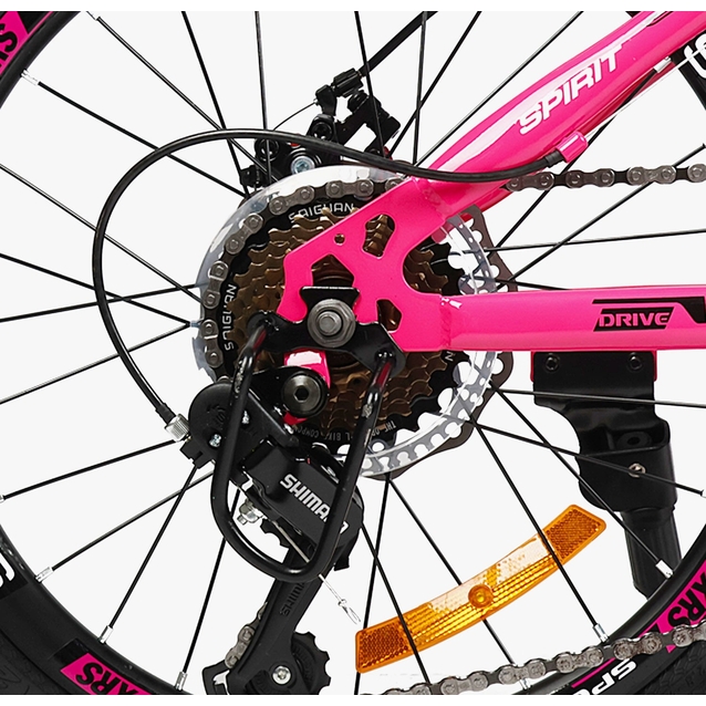 Велосипед 20 ST Corso «SPIRIT» ST-40822 сталь 11", (к-т SHIMANO) рожевий фото westvelo.com