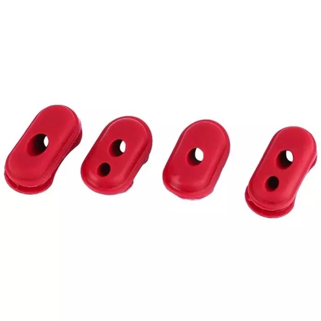 Заглушки для кабелів, для електросамоката (Xiaomi M365/PRO/PRO2/1S/Lite) червоні фото westvelo.com