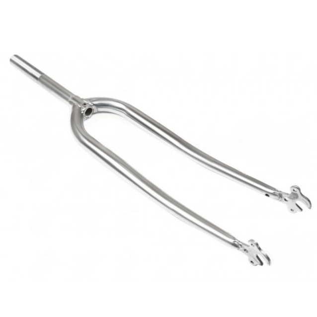 Вилка 28 сталева Ø25.4mm L-240mm р.з L-100mm сіра фото westvelo.com