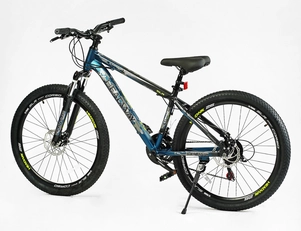 Велосипед 26 AL Corso «HEADWAY» HW-26912 алюміній 15", (к-т SHIMANO) синій