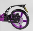 Самокат дитячий 2-х колісний, PU Best Scooter «FACTOR» BS-54065 фіолетовий, Ø200mm, AL, 2 амортизатора, фляготримач