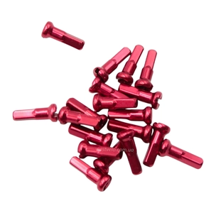 Головка (ніпель) NIPPLE, на Ø2мм спицю, алюміній, червоний, 14G (Germany)