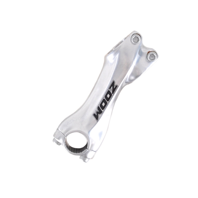 Винос руля на безрізьбову вилку AL. Ø28.6-Ø25.4мм, L-110мм, ZOOM (397) срібний фото westvelo.com