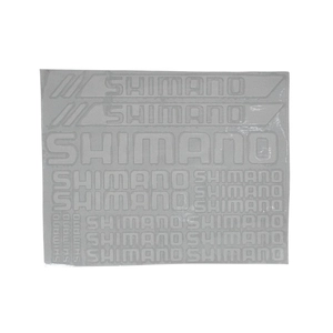 Наклейки SHIMANO білий фон, білі