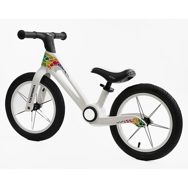 Велобіг 14 Corso надувні колеса, нейлонова складна рама NL-19903 білий фото westvelo.com