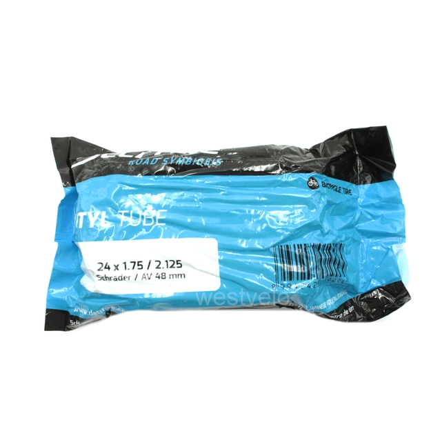 Камера 24. довгий ніпель AV 48mm DELI TIRE (1.75-2.125) фото westvelo.com