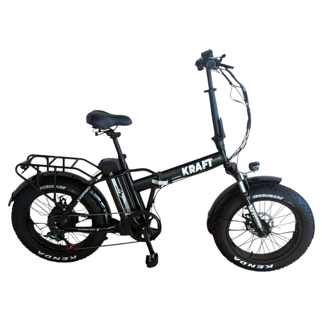 Електрофетбайк 20 ST Corso «KRAFT» KR-71888 сталь, дв 500W, акум 48V13Ah, (к-т SHIMANO) чорний (2)