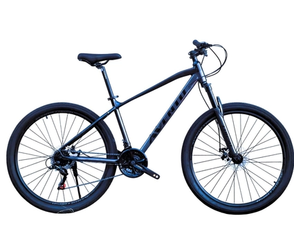 Велосипед 27.5 AL Corso «AVENTO» AN-81667 алюміній 17", (к-т SHIMANO) графітовий