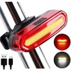 Мигалка зад AQY-096 червоно-синя, з акумулятором, на usb зарядку фото westvelo.com