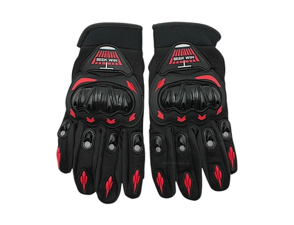 Мото рукавиці (L) "MP-1" SEK WIN, чорно-червоні