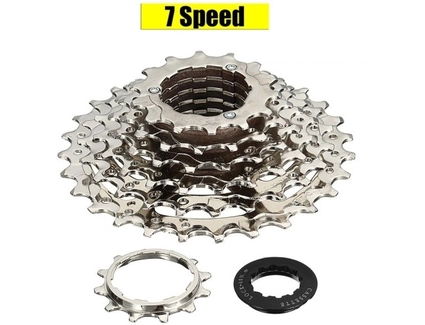 Касета 7 швидкостей нікель китай (DK-701)(12-28T)