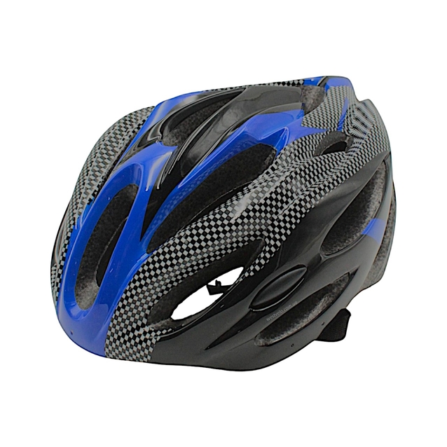 Вело шолом "TK Sport" 073 (56 см) з мигалкою, чорно-синій фото westvelo.com