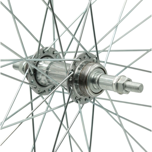 Колесо 26 зад, обід 2-ний чорний, вт. ST. на віночках, диск різьба фото westvelo.com