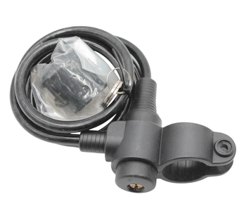Замок на ключ Cable Lock (FK-205A) Ø-8mm L-1500mm з кріпленням на раму