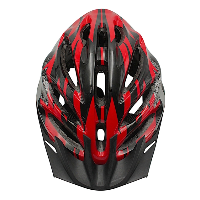 Вело шолом "TK Sport" 718 (54 см) чорно-червоний фото westvelo.com