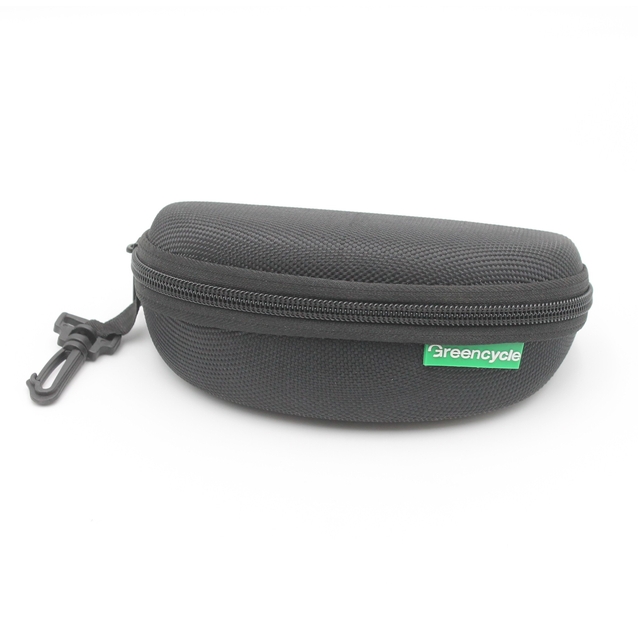 Окуляри вело  Green Cycle GC-GL.5303  зі 1-ю поляризованою  REVO лінзою + футляр чохол, чорні фото westvelo.com