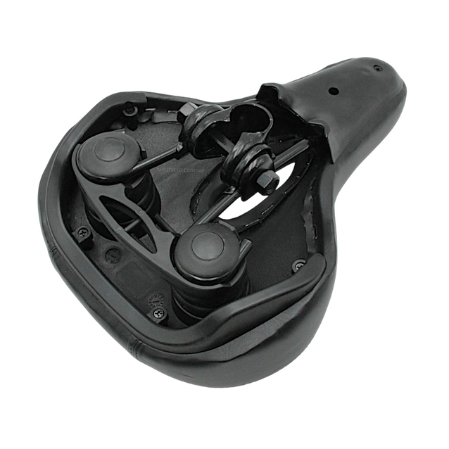 Сідло на демпферах з отвором № 026, чорне фото westvelo.com