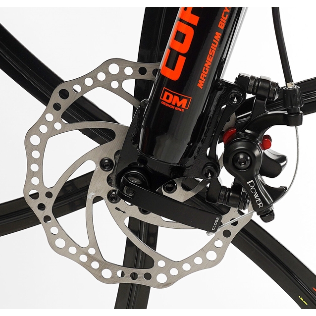 Велосипед 24 MG Corso «MAGNUM» MN-24821 магній 11", (к-т SHIMANO) жовто-помаранчевий фото westvelo.com