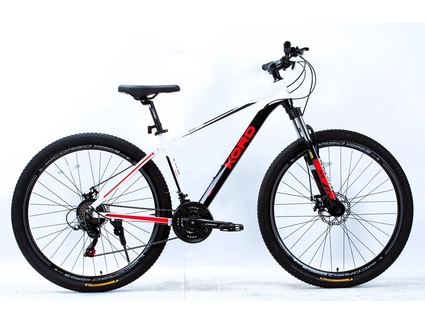 Велосипед 29 AL Corso «KORD» KD-29418 алюміній 17", (к-т SHIMANO) чорно-біло-червоний